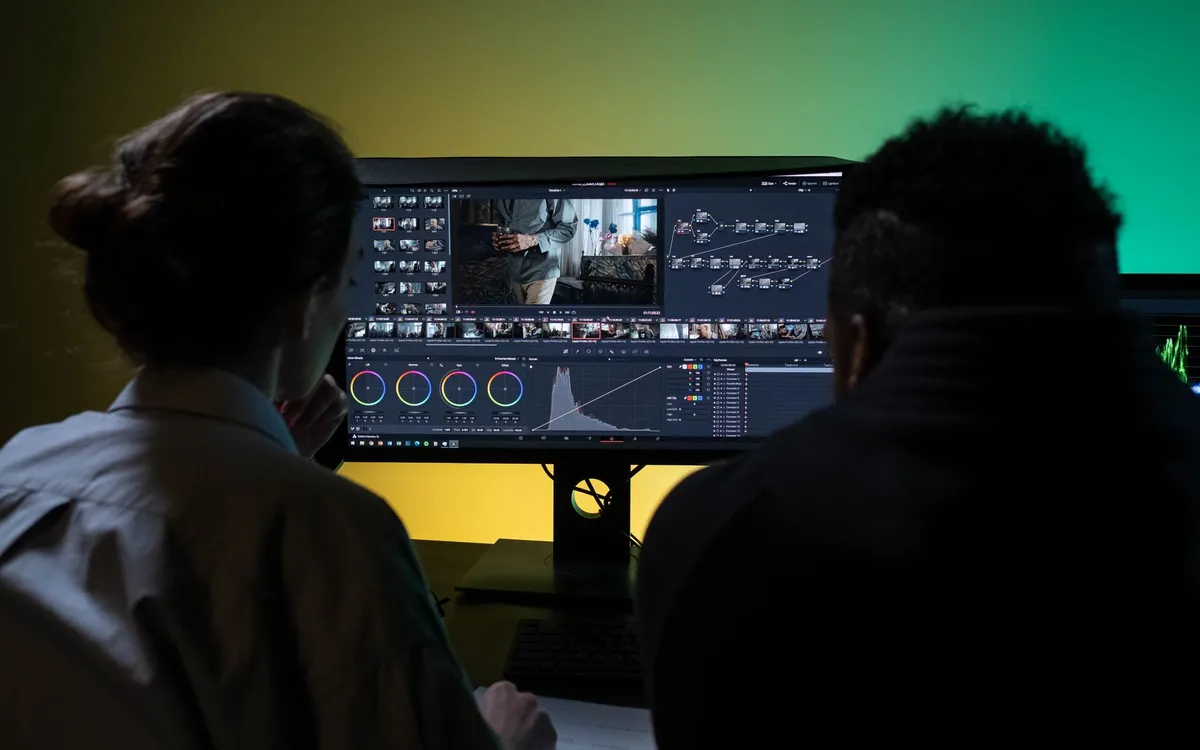 Editing video on a computer