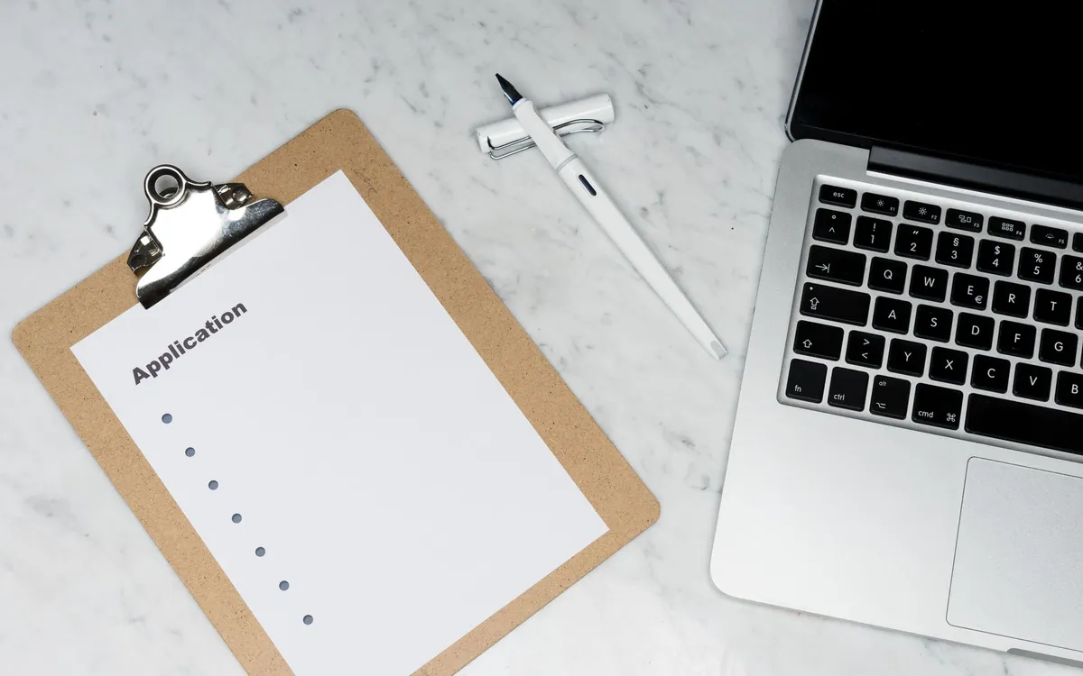 Filling in a funding application