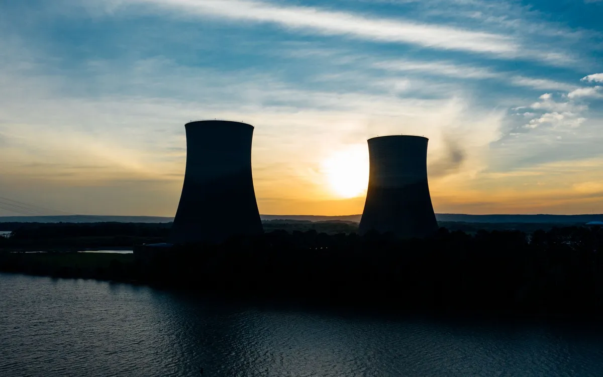 A nuclear power plant